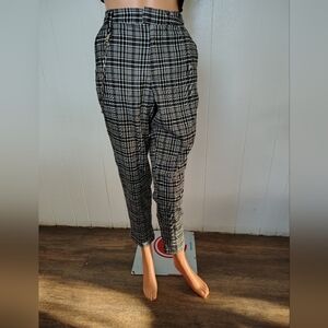 Hot Topic Monochrome Checkered Pants Size M